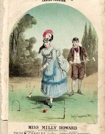 Croquet - Sung by Miss Milly Howard with the Greatest Success