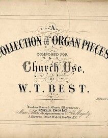 A Collection of Organ Pieces composed for Church Use - Book 3
