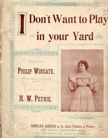 Copy of I Don't Want to Play in Your Yard - Song featuring Miss Julie Mackey - Key of F major
