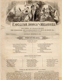 Musical Supplement to the Illustrated London News - English Songs and Melodies - Saturday, December 18, 1852
