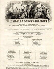 Musical Supplement to the Illustrated London News - English Songs and Melodies - Saturday, May 1, 1852