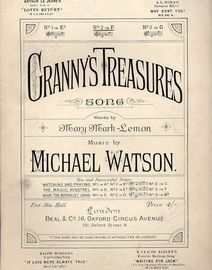 Granny's Treasures - Song - No. 2 in Key of F - For Voice and Piano