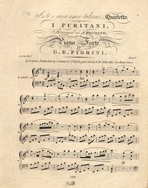 A te o cara amor talora - Quartetto in "I. Puritani" - Arranged as a Rondo for the Piano Forte