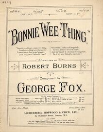 Bonnie Wee Thing - Song in the key of F Major