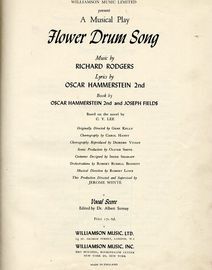 Flower Drum Song - A Musical Play - Vocal Score
