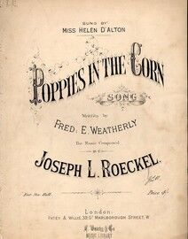 Poppies in the Corn - Sung by Miss Helen D'Alton
