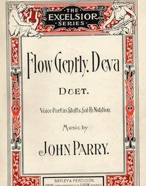 Flow Gently Deva - Vocal Duet with Pianoforte Accompaniment