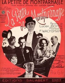 La Petite de Montparnasse (Die Madels von Montparnasse) - Valse Musette chantee du film "La Petite de Montparnasse" - For Piano and Voice with Ukulele