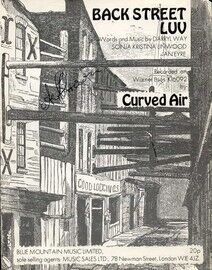 Back Street Luv - Song - Recorded by Curved Air