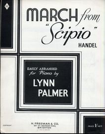 Handel - March from "Scipio" for Piano