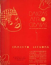 Danzas Afro Cubanas - Suite of Six Compositions for Piano Solo