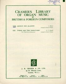 Adagio and Allegro - Cramer's Library of Organ Music by British & Foreign Composers - No. 100
