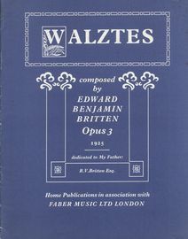 Britten - Waltzes - Opus 3 - Piano Solo