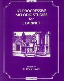 63 Progressive Melodic Studies for Clarinet - Grade 1 to 4 Standard from the 18th and 19th Centuries