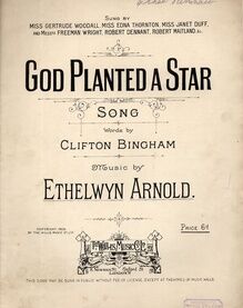 God Planted a Star - Song