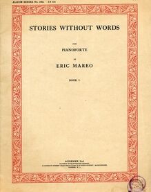Stories Without Words for Pianoforte - Book I
