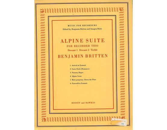1 | Alpine Suite for Recorder Trio - Descant 1, Descant 2, Treble