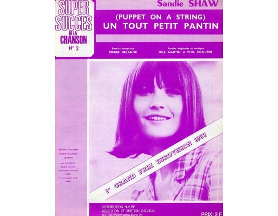 10 | Un Tout Petit Pantin (Puppet On A String) - Super Succes De La Chanson No. 2 - Le Grand Prix Eurovision 1967 - Featuring Sandie Shaw