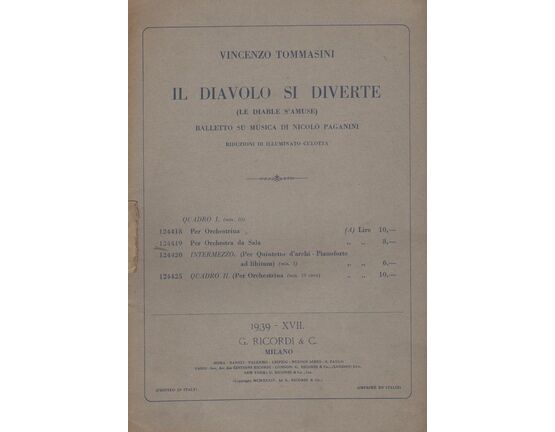 10036 | Il Diavolo si Diverte - Balletto su musica di Nicolo Paganini