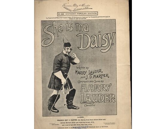 10084 | She is Ma Daisy - Song Composed and Sung by Harry Lauder