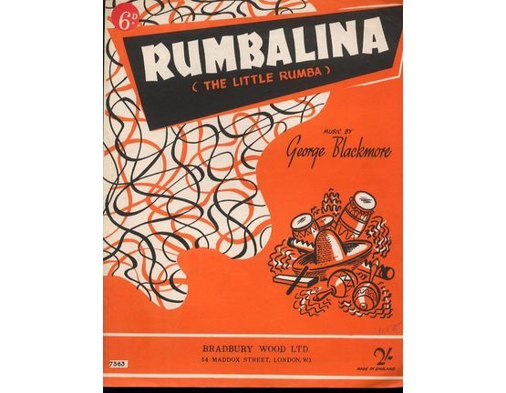 10110 | Rumbalina (The Little Rumba) - Piano Solo