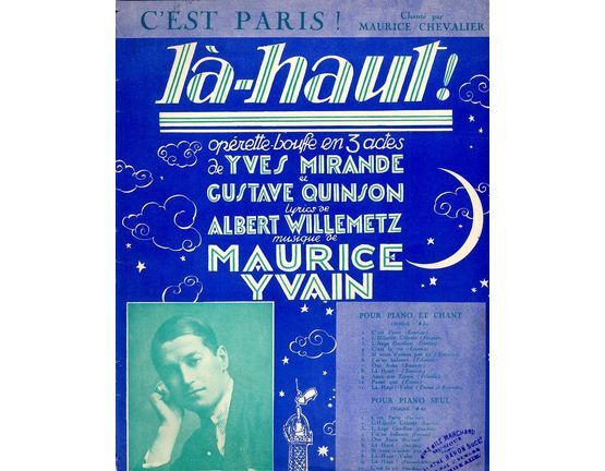 10129 | C'est Paris! - Couplets (Evariste) de l'Operette-Bouffe "La-Haut" - Song Featuring Maurice Chevalier