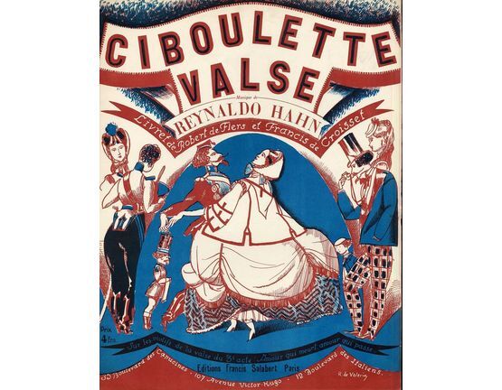 10129 | Ciboulette Valse (Amour qui meurs, amour qui passes) - For Piano Solo - French Edition