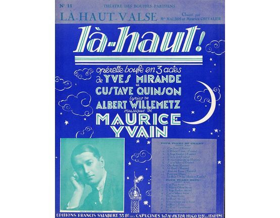 10129 | La Haut Valse (Mais je L'aime Encor) - De l'Operette-Bouffe "La Haut!" - For Piano and Voice