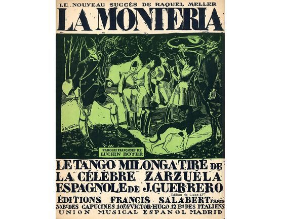 10129 | La Monteria - Tango Milonga - For Piano and Voice - French Edition