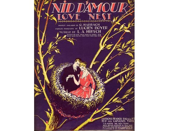 10129 | Nid D'Amour (Love Nest) - Fox trot for Piano Solo - French Edition