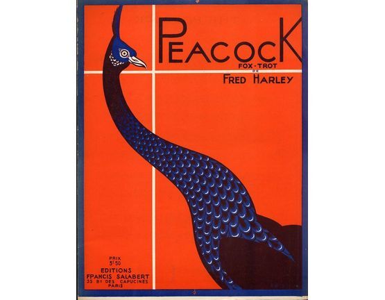 10129 | Peacock - Fox-trot and Shimmy - For Piano Solo - French Edition