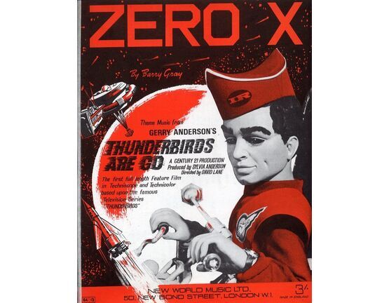 10130 | Zero X - Theme From The Film "Thunderbirds Are Go" - For Piano Solo