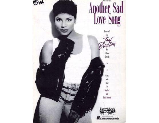 10141 | Another Sad Love Song - Featuring Toni Braxton - Piano - Vocal - Guitar