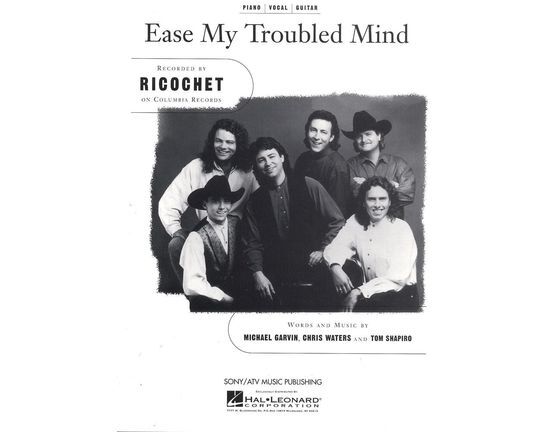 10141 | Ease my Troubled Mind - Featuring Ricochet - Piano - Vocal - Guitar