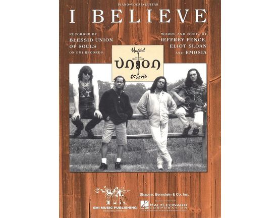 10141 | I Believe - Featuring Blessid Union of Souls - Piano - Vocal - Guitar