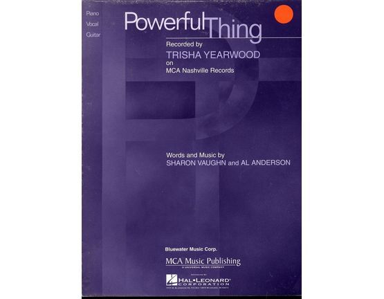 10141 | Powerful Thing - Recorded by Trisha Yearwood - Piano - Vocal - Guitar