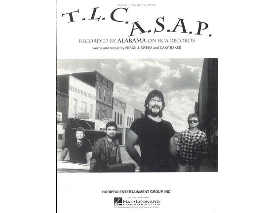 10141 | T.L.C. A.S.A.P. - Featuring Alabama - Piano - Vocal - Guitar