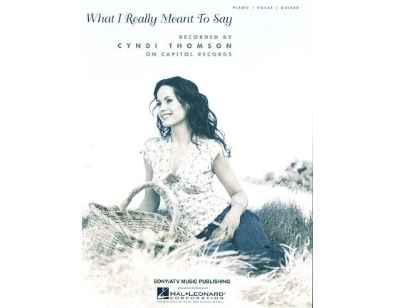 10141 | What I Really Meant to say - Featuring Cyndi Thomson - Piano - Vocal - Guitar