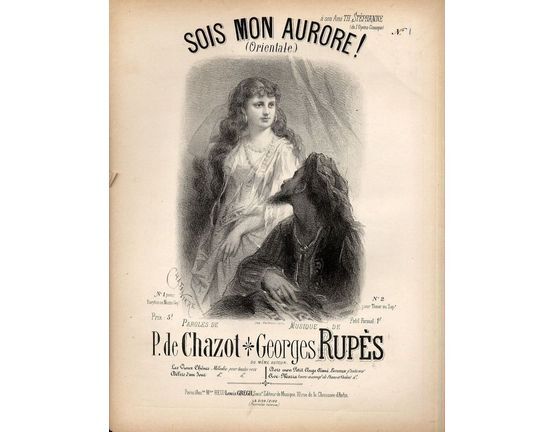 10157 | Sois Mon Aurore! (Orientale) - No. 1 for Baryton or Mezzo Sop. - For Piano and Voice - French Edition