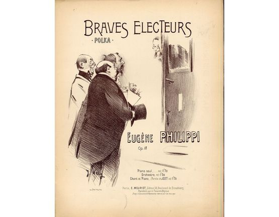 10176 | Braves Electeurs - Polka - Op. 18 - For Piano Solo - French Edition