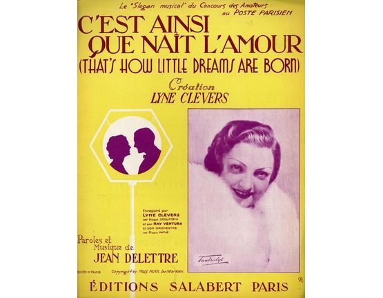 10191 | C' Est Ainsi Que Nait L' Amour (That's how little dreams are born) - Featuring Lyne Clevers - French Edition
