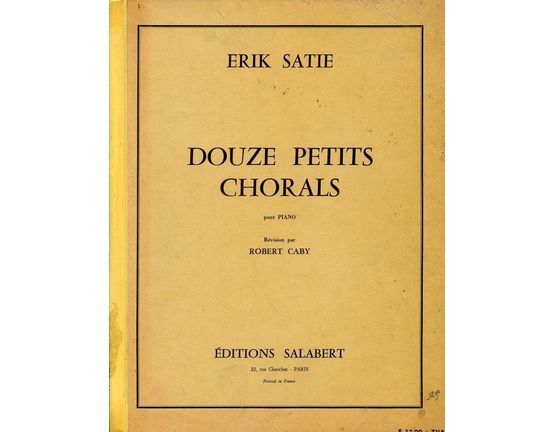 10191 | Erik Satie - Douze Petits Chorals pour Piano