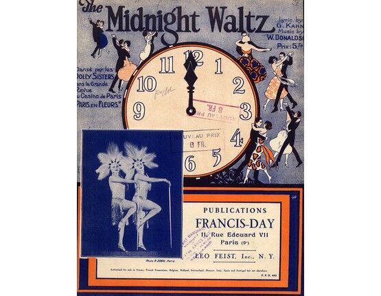 10192 | The Midnight Waltz - Danse par les Dolly Sisters dans la Grande Reve du Casino de Paris "Paris en Fleurs" - Song