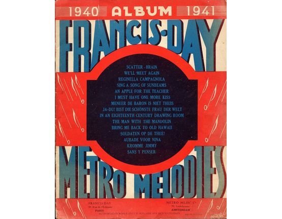 10223 | Francis Day Metro Melodies - 1940 to 1941 Album