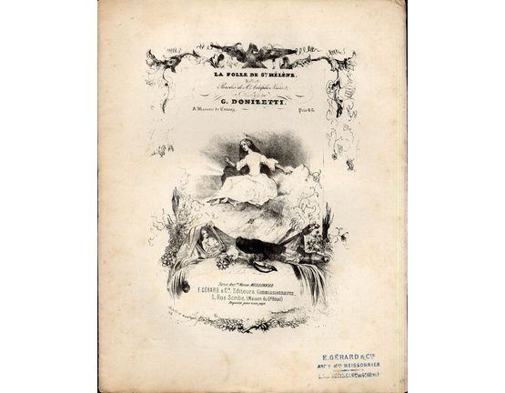 10260 | La Folle de Ste. Helens - Ballad - No. 7 - For Piano and Voice - French Edition