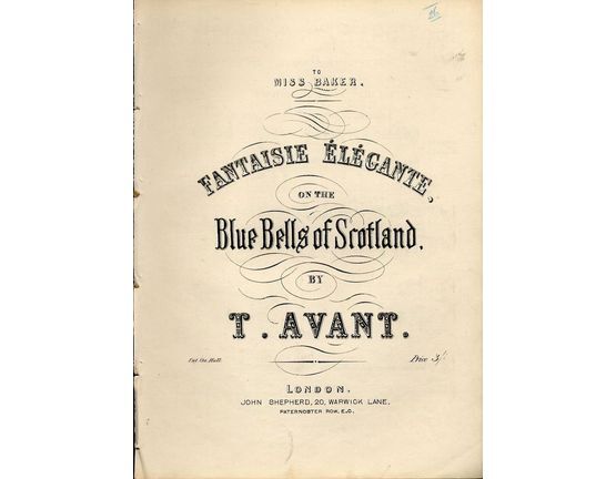 10279 | Fantaisie Elegante on the Blue Bells of Scotland - For Piano Solo