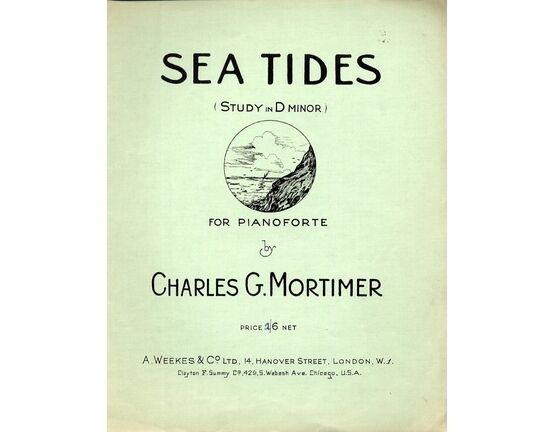 10290 | Sea Tides (Study in D Minor) - For the Pianoforte