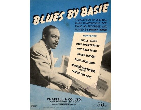 10299 | Blues by Basie - A collection of original blues compositions for piano as recorded and played by Count Basie