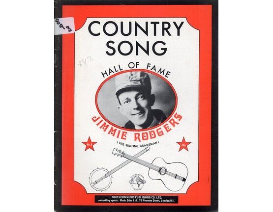 103 | Country Song Hall of Fame - Jimmie Rodgers - with Illustrations and Biography