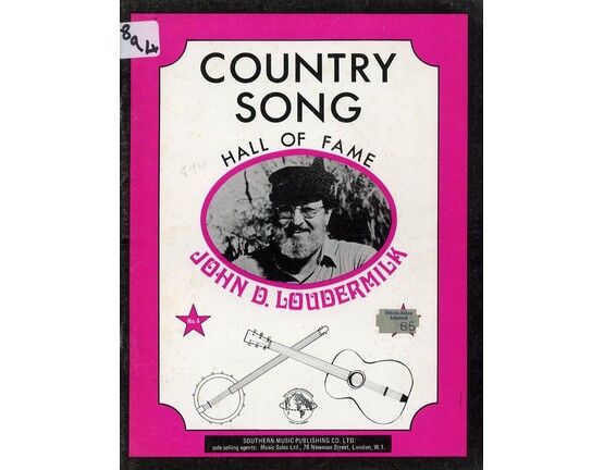 103 | Country Song Hall of Fame - John D. Loudermilk - with Illustrations and Biography